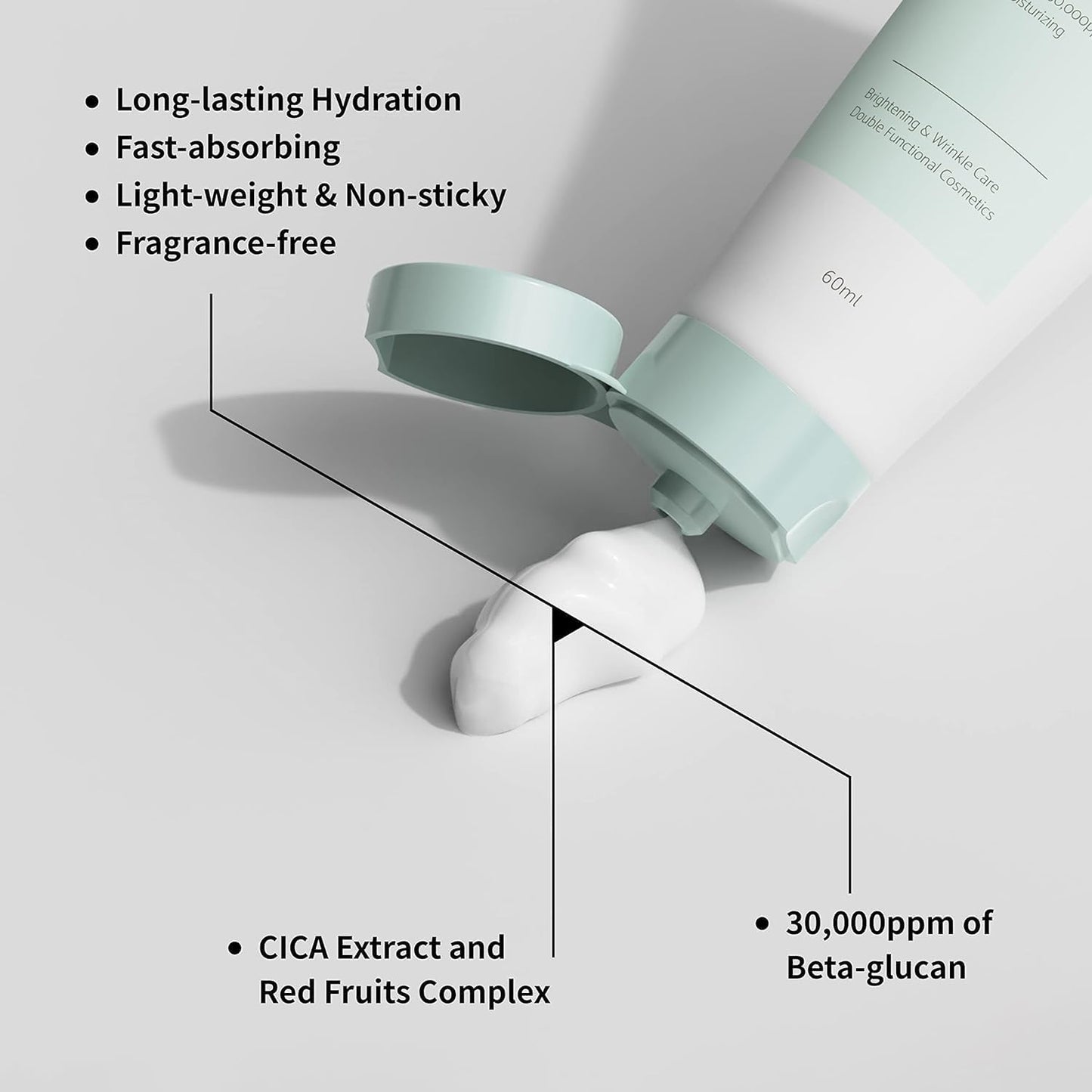 IUNIK Beta Glucan Daily Moisturizer Cream 60 ml
