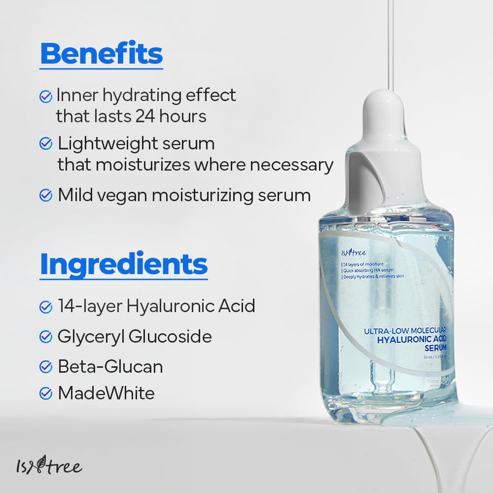 Isntree Ultra-Low Molecular Hyaluronic Acid Serum 50ml