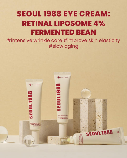 KSECRET SEOUL 1988 Eye Cream : Retinal Liposome 4% + Fermented Bean 30ml