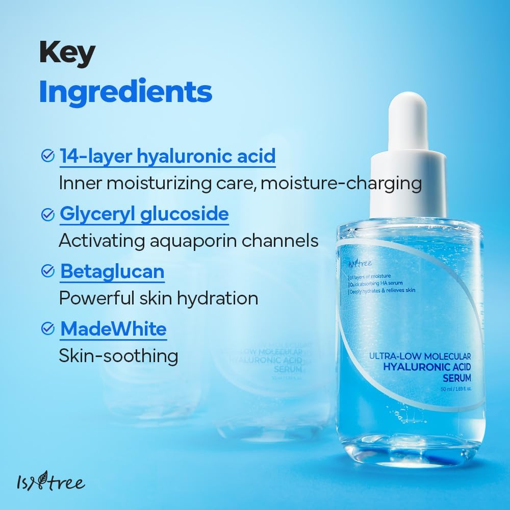 Isntree Ultra-Low Molecular Hyaluronic Acid Serum 50ml