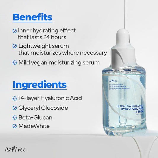 Isntree Ultra-Low Molecular Hyaluronic Acid Serum 50ml