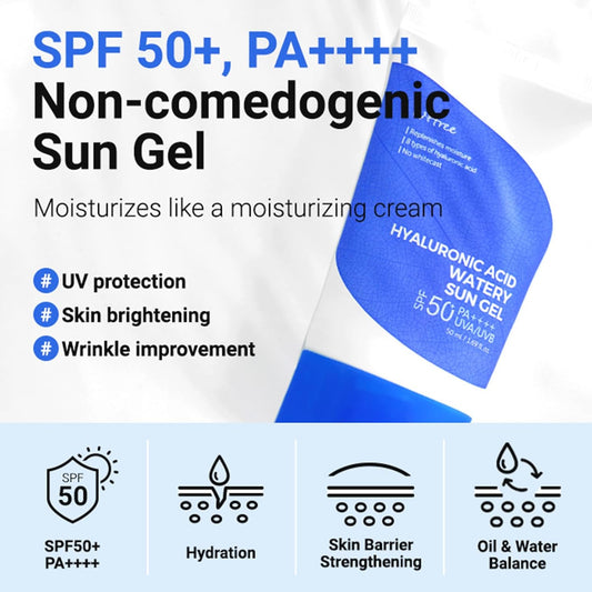 Isntree Hyaluronic Acid Watery Sun Gel SPF50+ PA++++ - 50ml