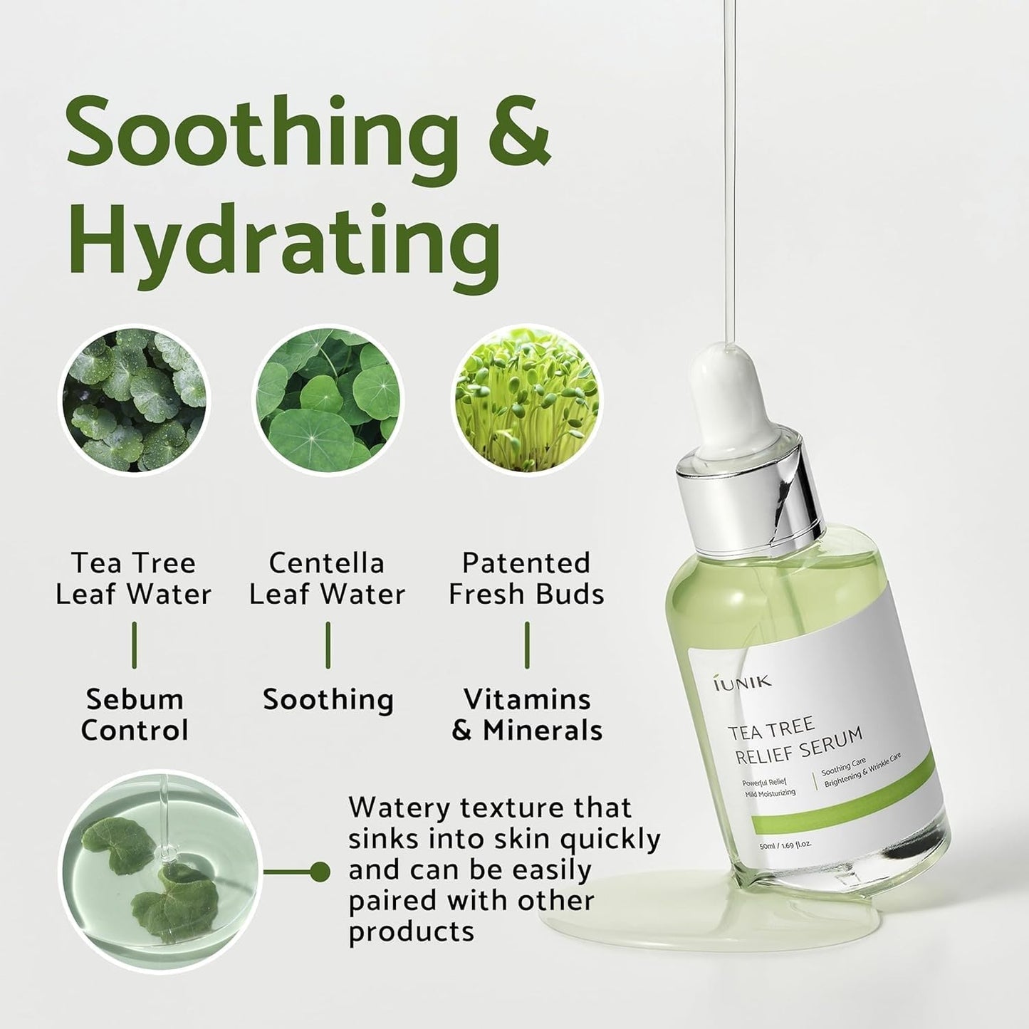 iUNIK Tea Tree Relief Serum 50ml