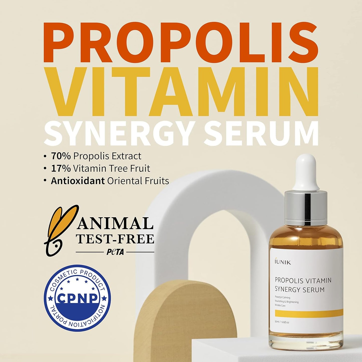 iUNIK Propolis Vitamin Synergy Serum 50ml