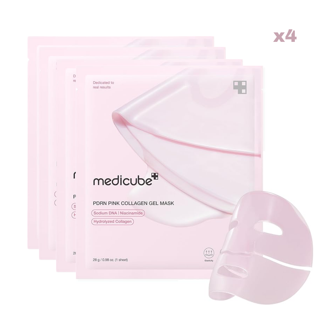 medicube PDRN Pink Collagen Gel Mask 28g (x4)