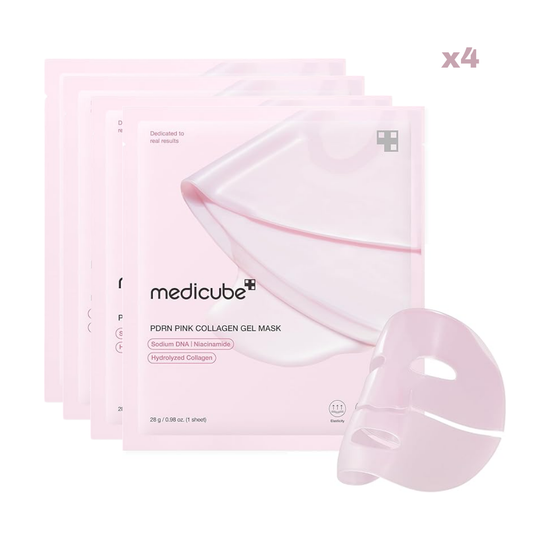 medicube PDRN Pink Collagen Gel Mask 28g (x4)